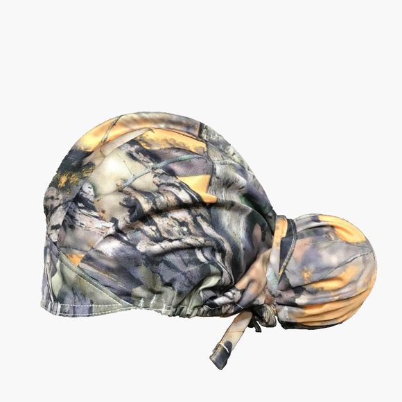 Hunter camo bouffant Surgical Scrub Hat Cap - Picture 1 of 1